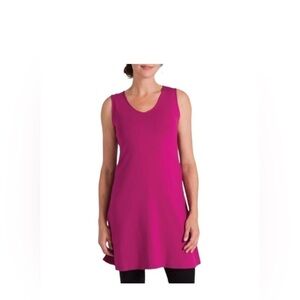 Toad & Co Tech Tomboy magenta Sleeveless Mini Dress Size XS
